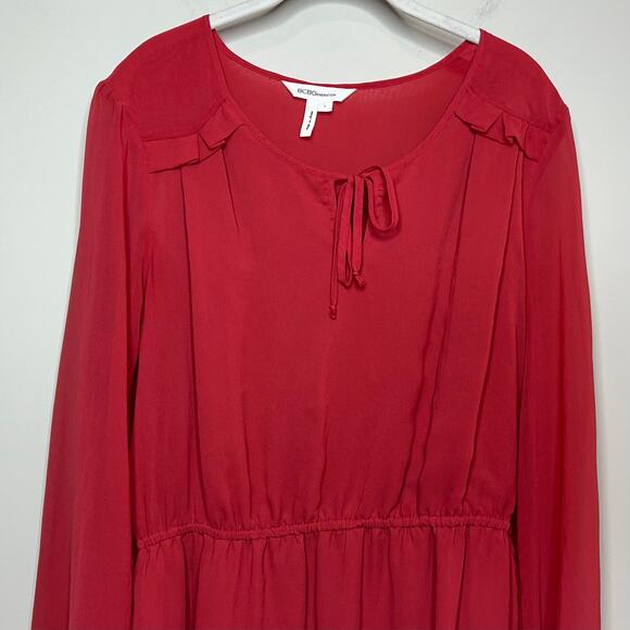 BCBG Generation Red Dress Size Large - Picture 2 of 10